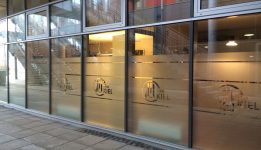 Aussenwerbung / Glasdeko